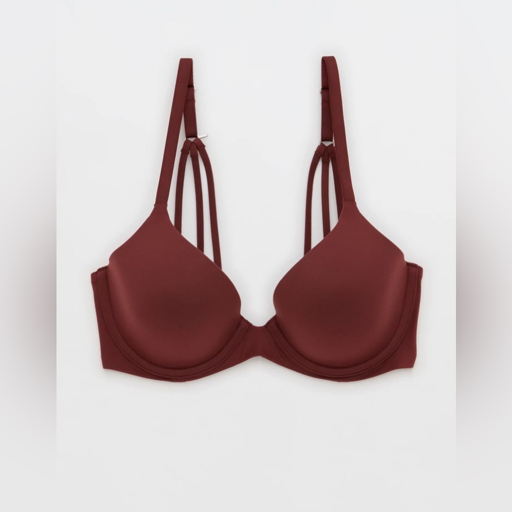 MSRP $45 Aerie Real Sunnie Full Coverage Lightly Lined Strappy Bra